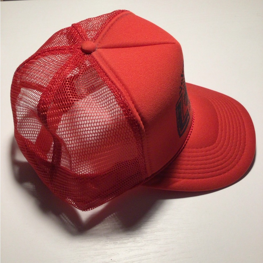 Volcom Red Trucker Hat - Picture 5 of 9